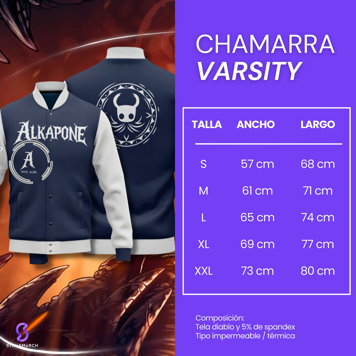 Chamarra Varsity Alkapone