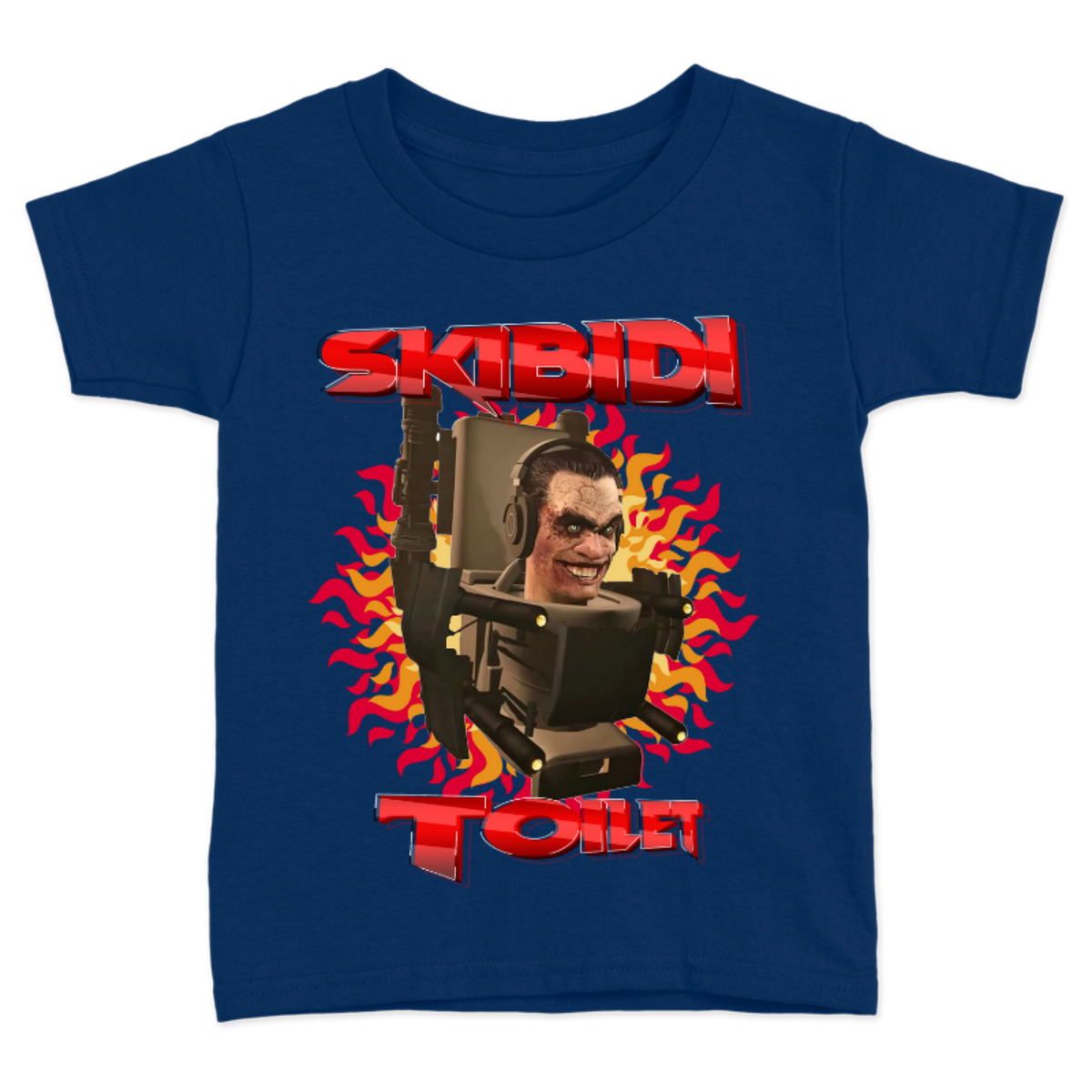 PLAYERA PARA NIÑOS UNISEX SKIBIDI TOILETS TITAN BOSS