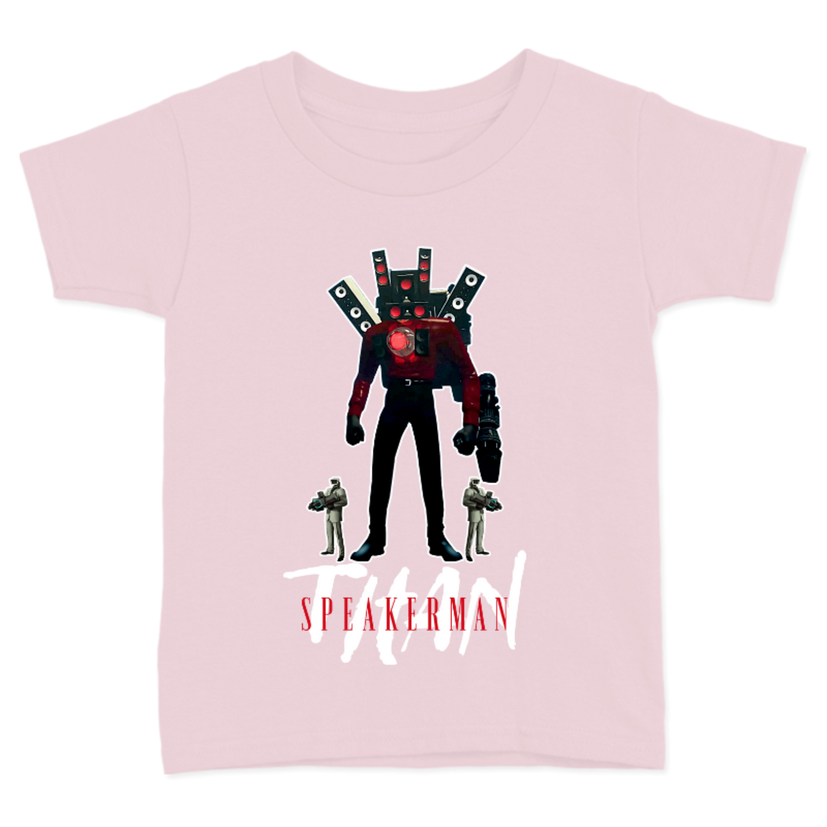 PLAYERA PARA NIÑOS UNISEX SKIBIDI TOILET TITAN SPEAKERMAN