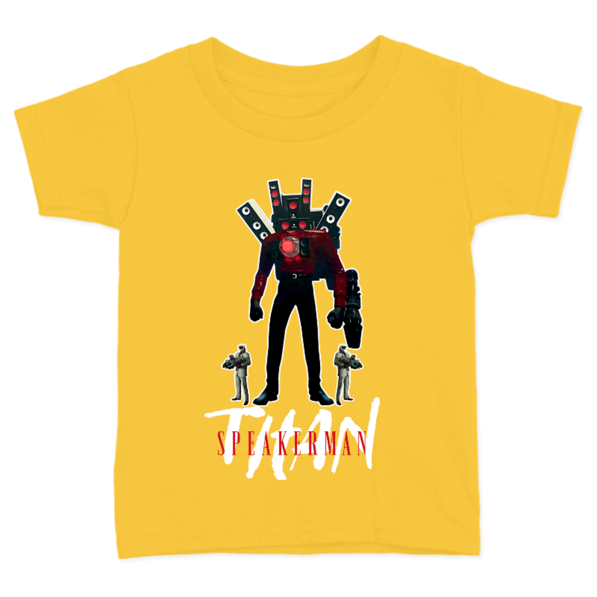 PLAYERA PARA NIÑOS UNISEX SKIBIDI TOILET TITAN SPEAKERMAN