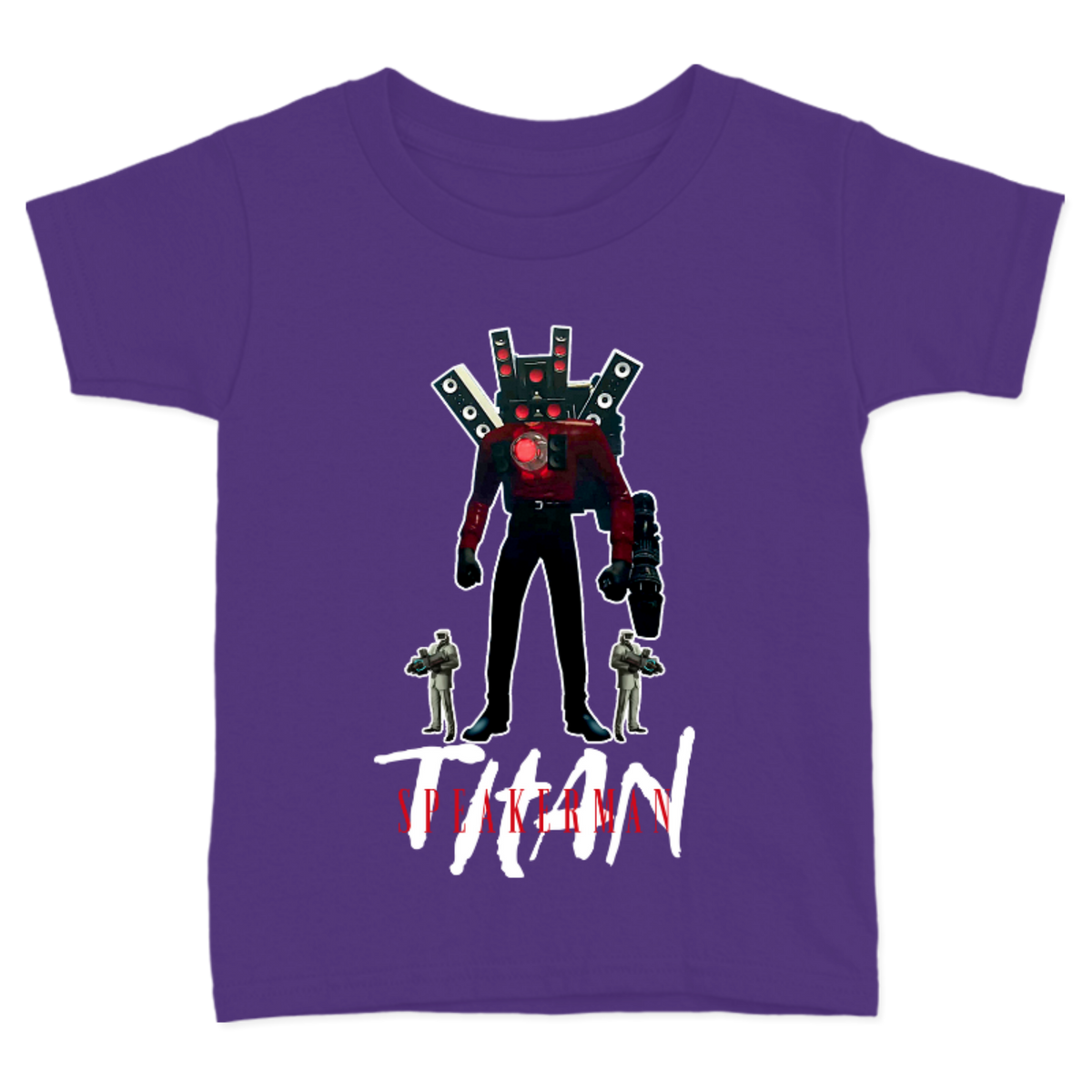 PLAYERA PARA NIÑOS UNISEX SKIBIDI TOILET TITAN SPEAKERMAN