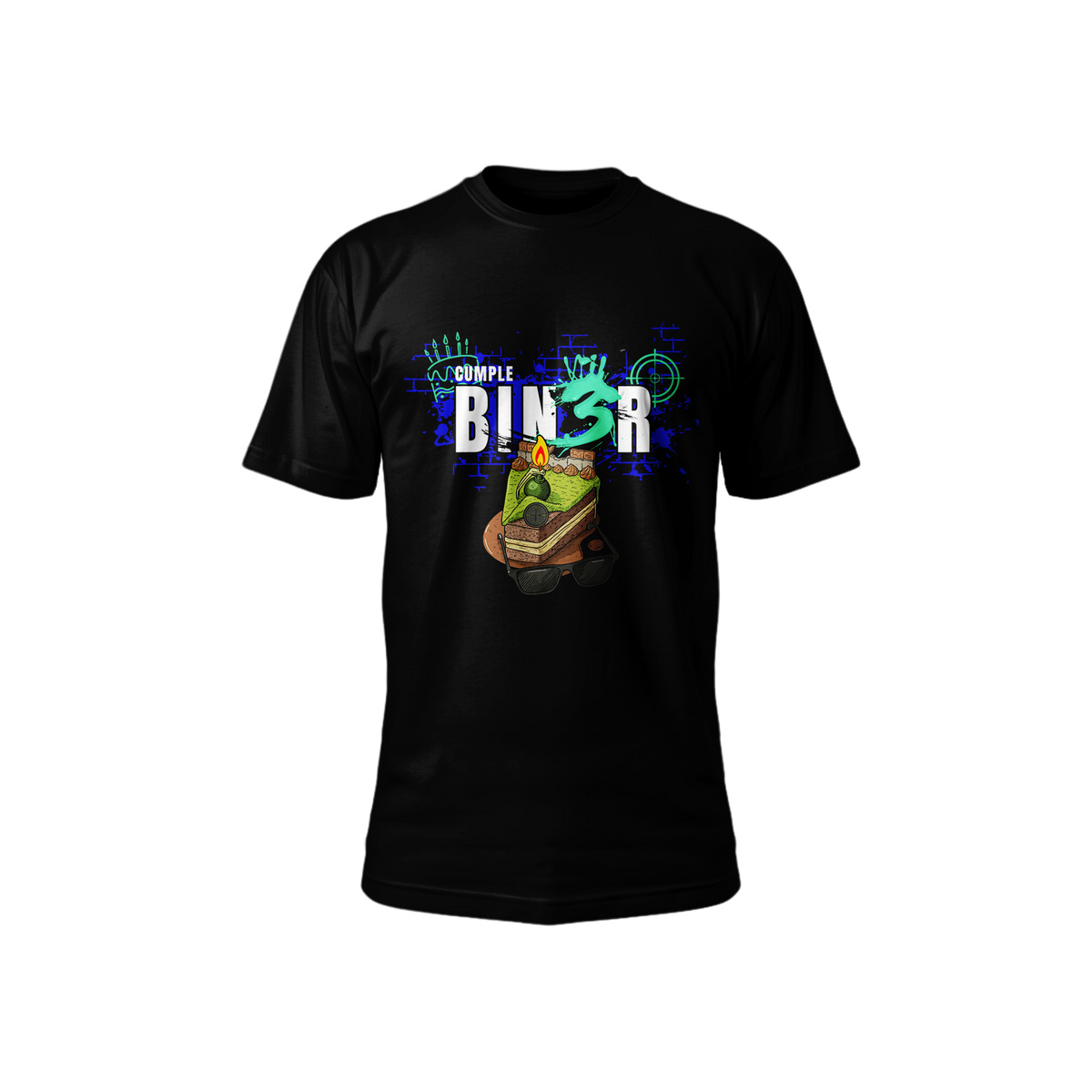 Men's T-Shirt Bin3r Black
