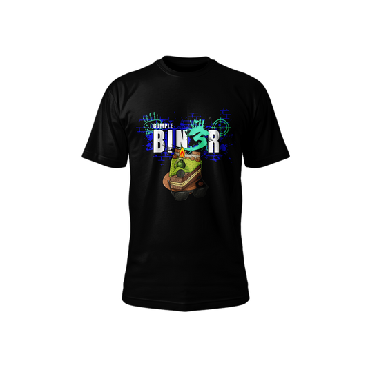 Playera Hombre Cumple Bin3r Negro