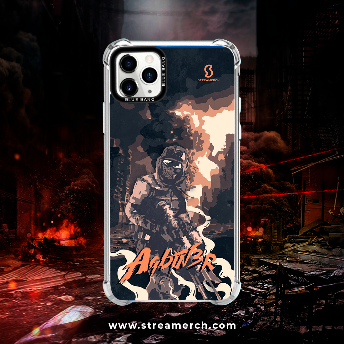 Sublimated cell phone case "Skibidi Toilets"