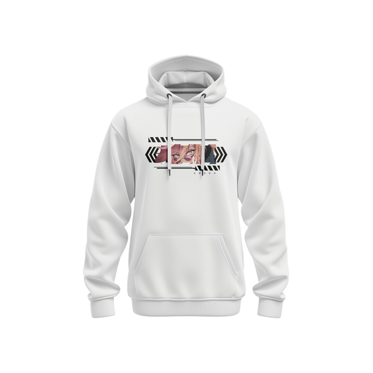 Hoodie gojo x renrize (white) - anime