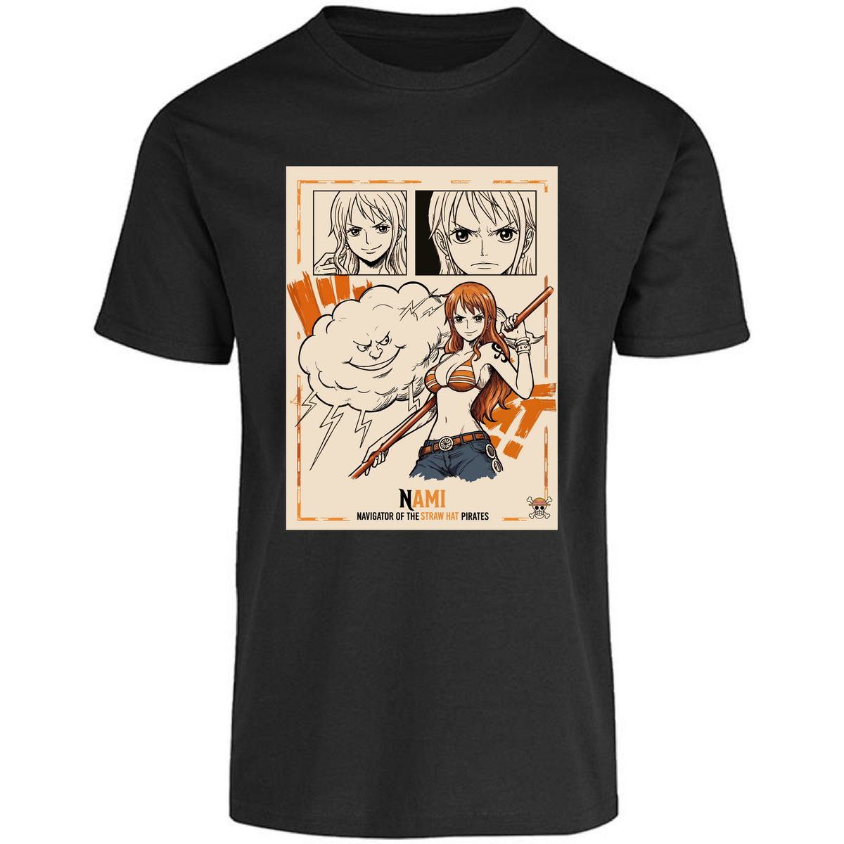 Anime Nami One Piece Manga Unisex T-Shirt