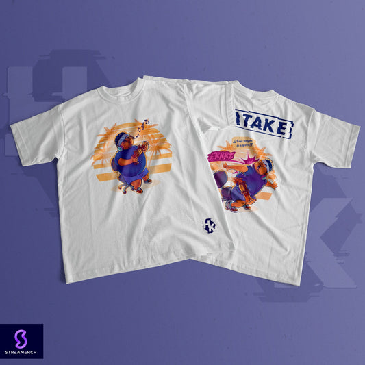 Playera Hombre Hatake Gaming Blanca