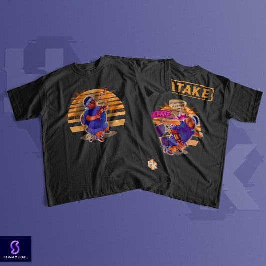Playera Hombre Hatake Gaming Negra