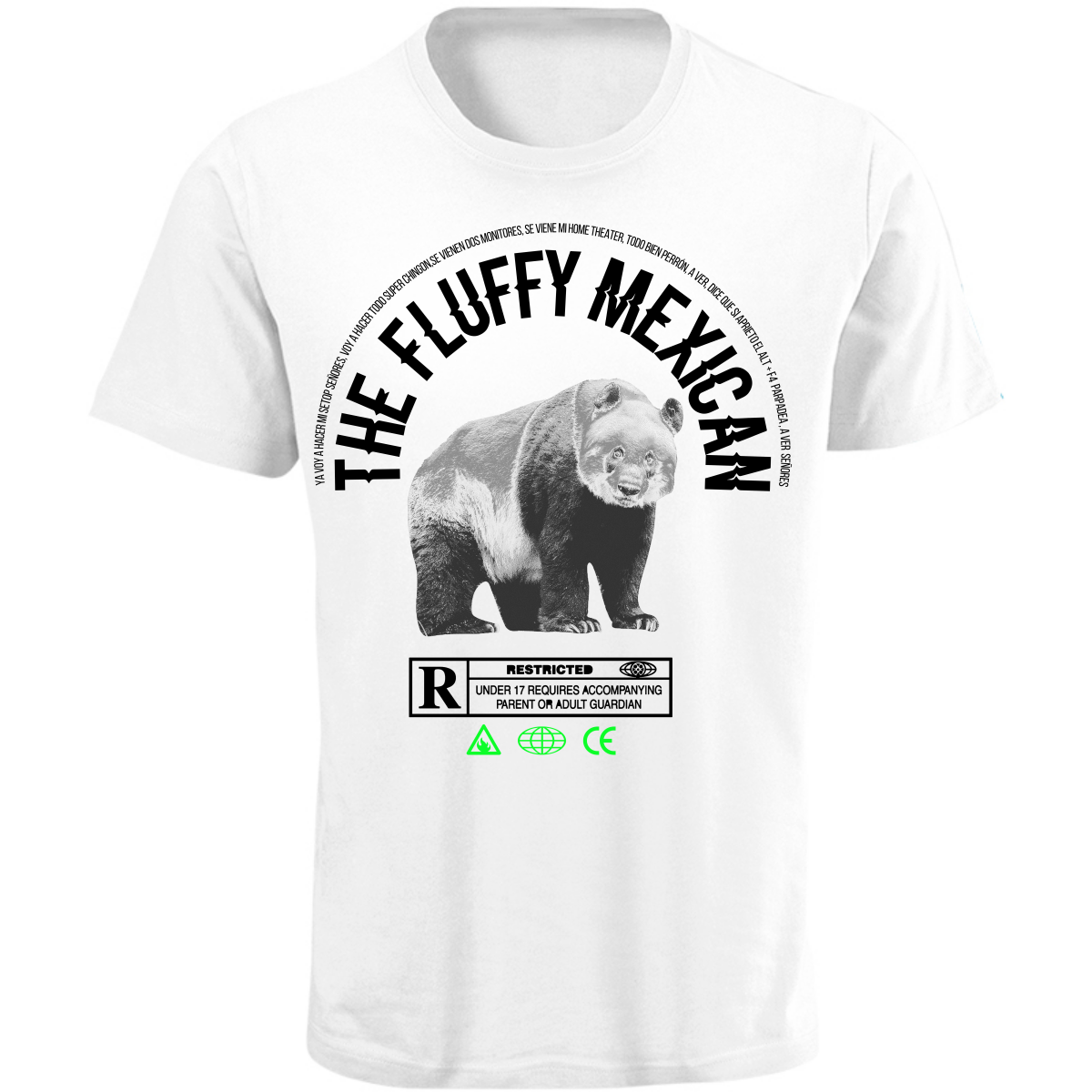 MEN'S T-SHIRT MYMTUMTUM THE FLUFFY MEXICAN