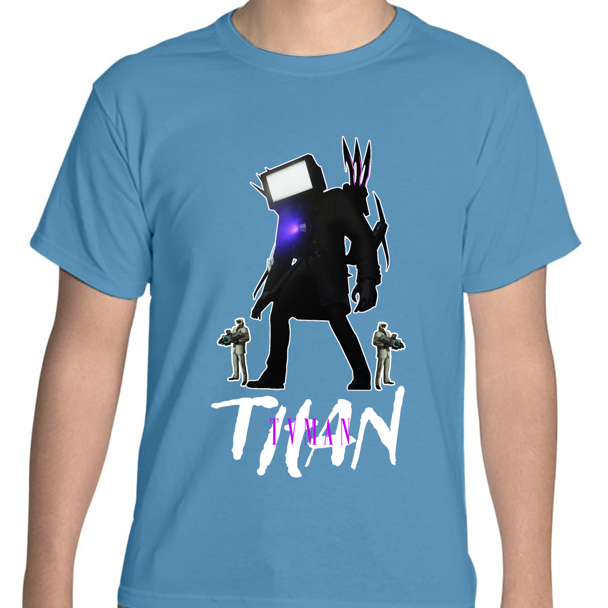 PLAYERA JUVENIL UNISEX SKIBIDI TOILET TITAN SPEAKER TVMAN