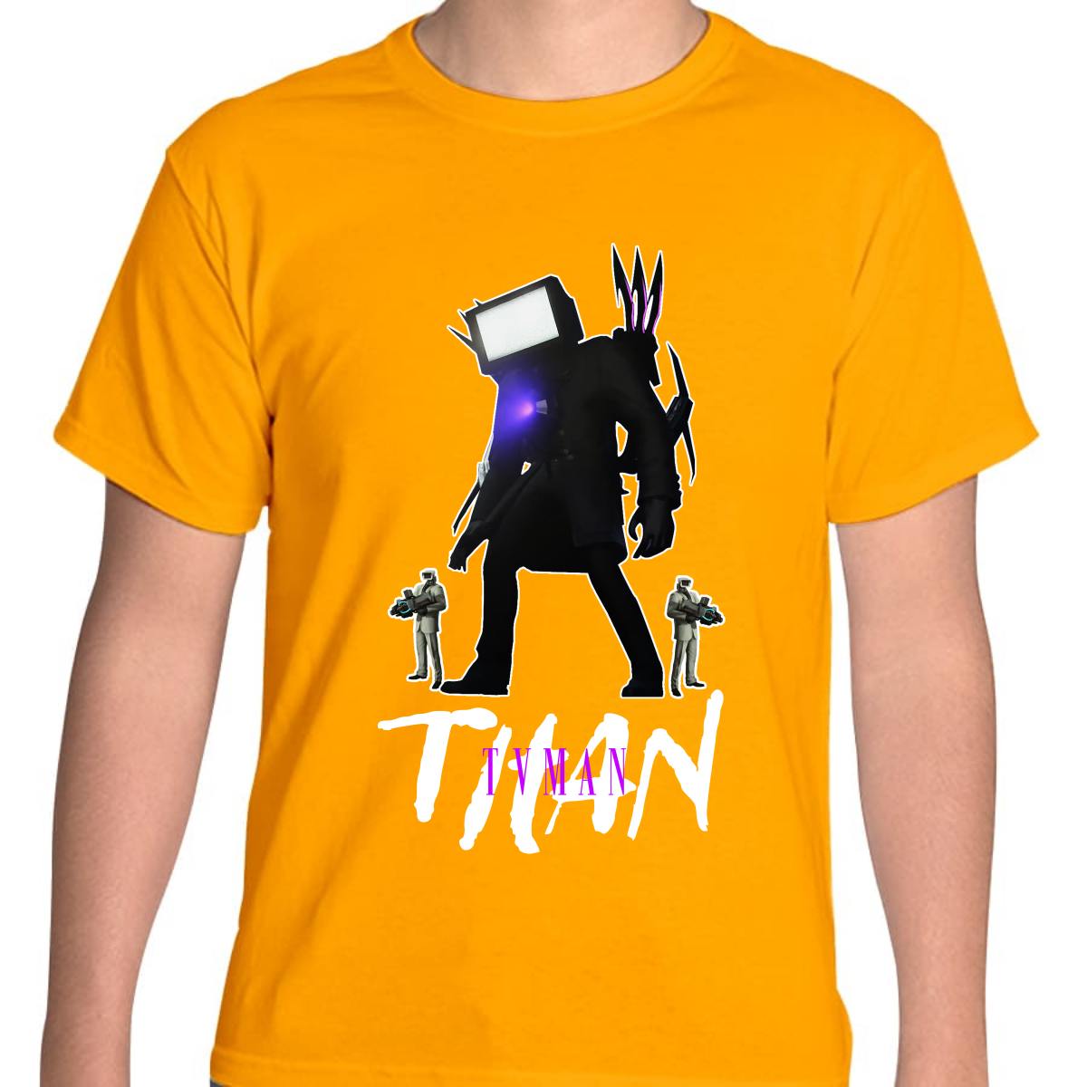 PLAYERA JUVENIL UNISEX SKIBIDI TOILET TITAN SPEAKER TVMAN