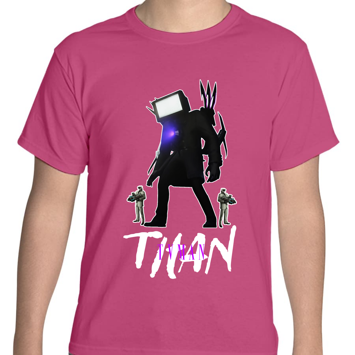 PLAYERA JUVENIL UNISEX SKIBIDI TOILET TITAN SPEAKER TVMAN