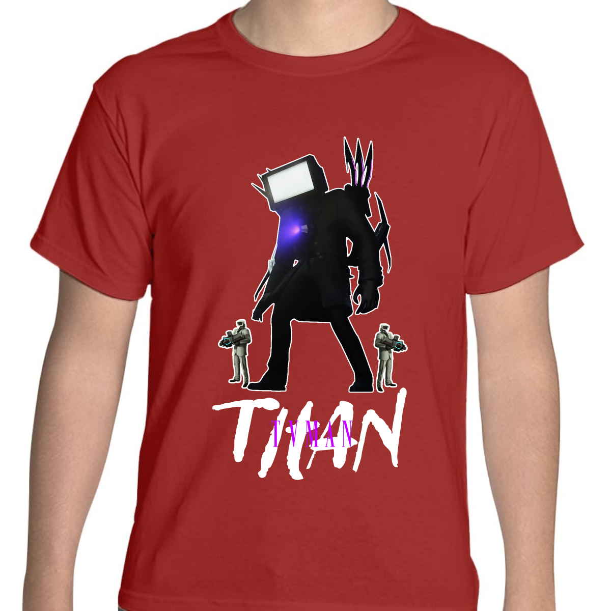 PLAYERA JUVENIL UNISEX SKIBIDI TOILET TITAN SPEAKER TVMAN
