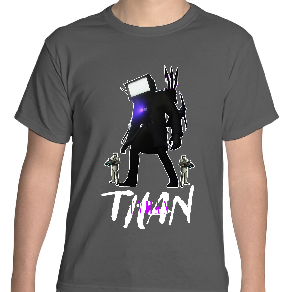 PLAYERA JUVENIL UNISEX SKIBIDI TOILET TITAN SPEAKER TVMAN