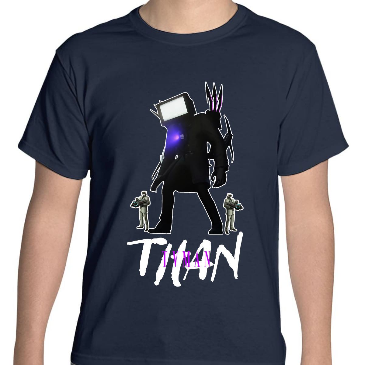 PLAYERA JUVENIL UNISEX SKIBIDI TOILET TITAN SPEAKER TVMAN