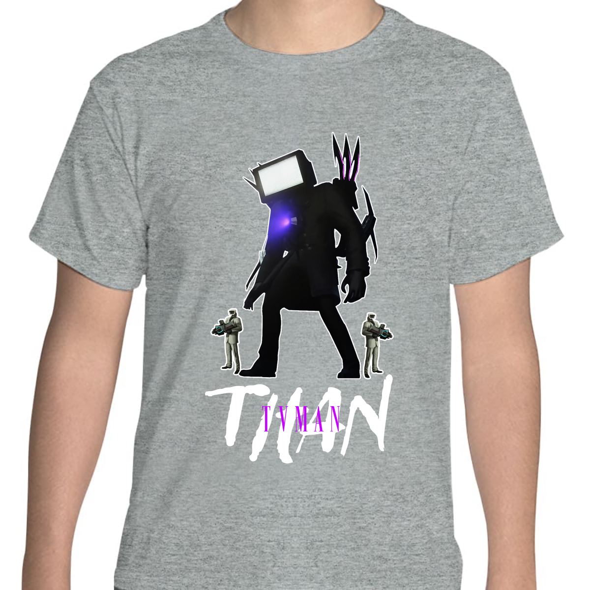 PLAYERA JUVENIL UNISEX SKIBIDI TOILET TITAN SPEAKER TVMAN