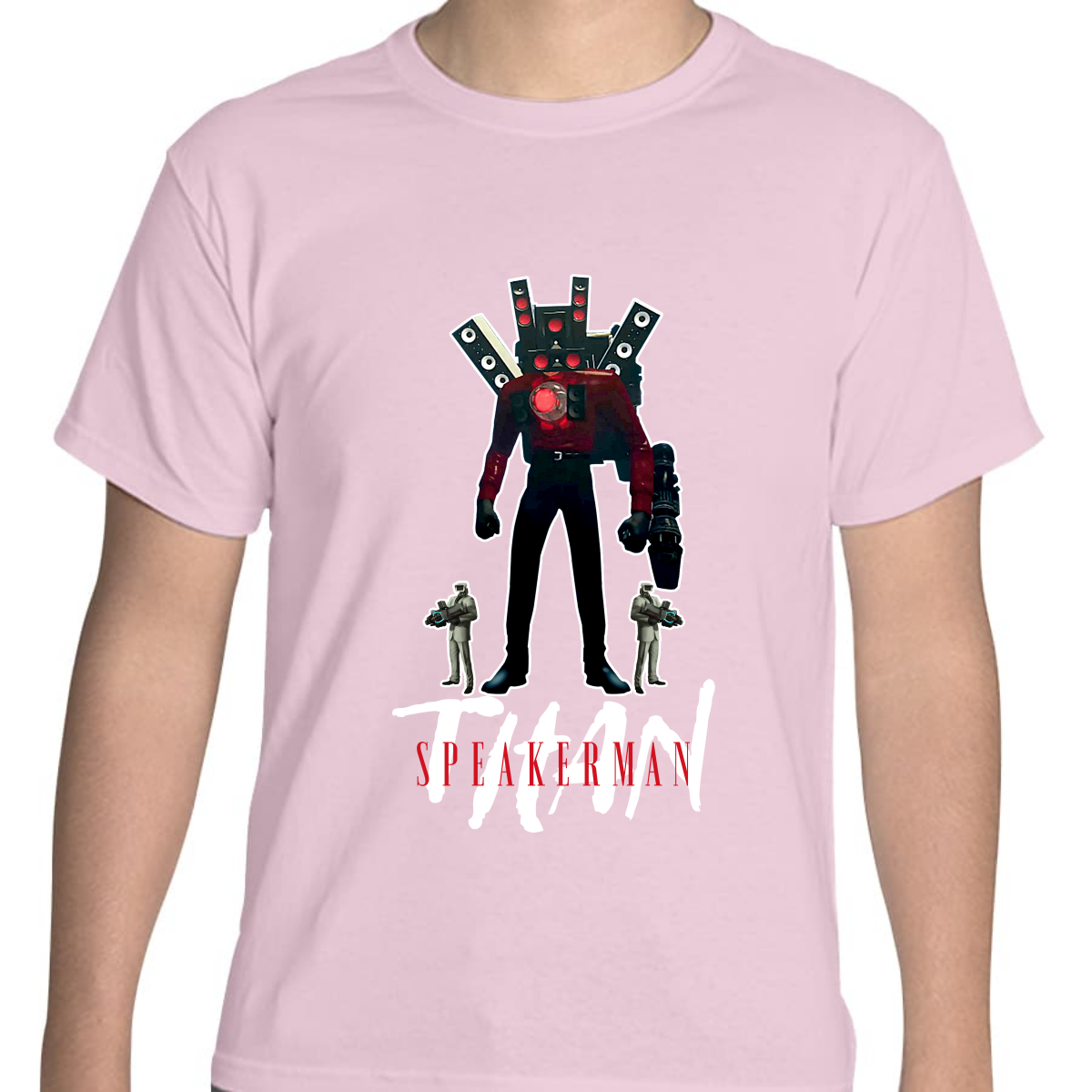 PLAYERA JUVENIL UNISEX SKIBIDI TOILET TITAN SPEAKERMAN