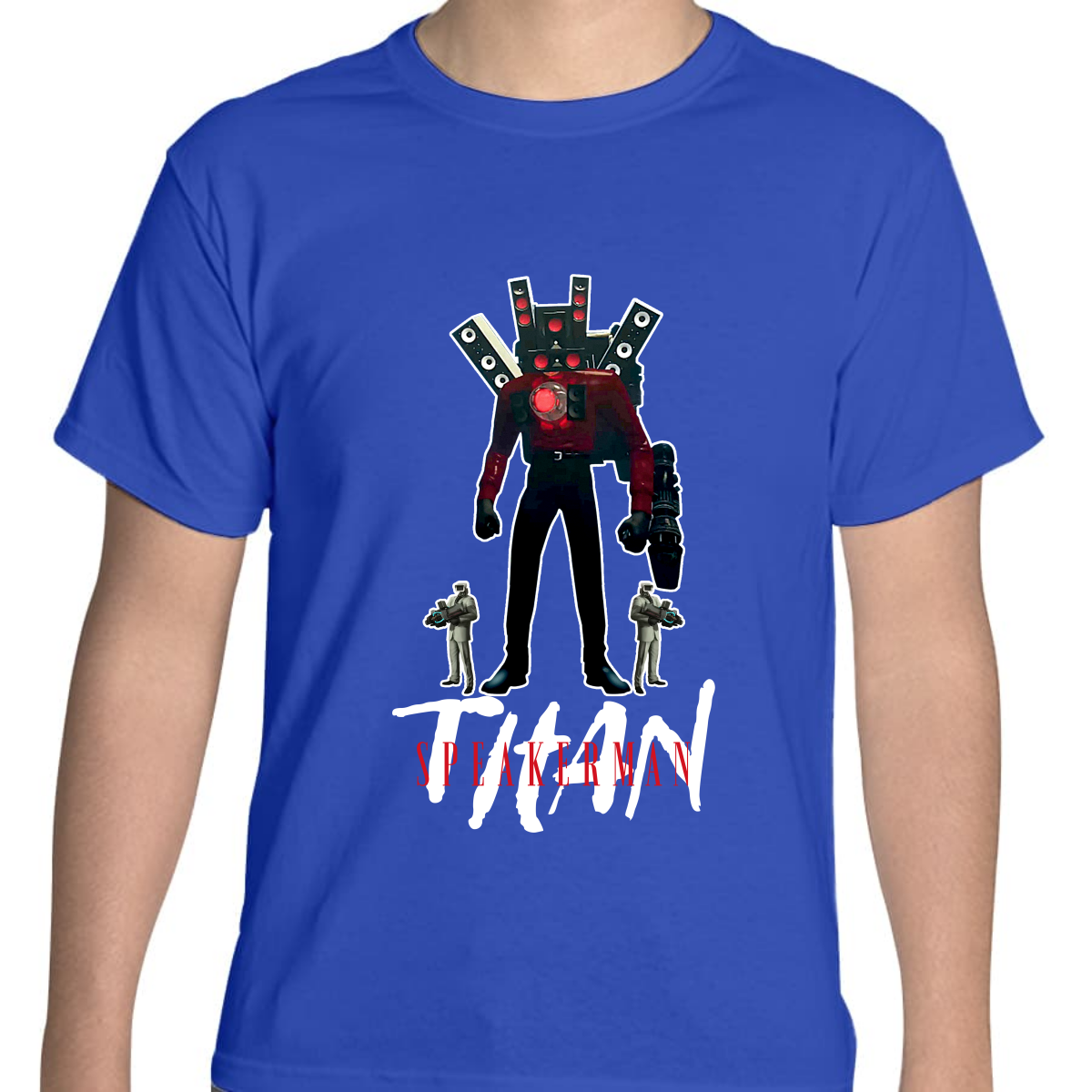 PLAYERA JUVENIL UNISEX SKIBIDI TOILET TITAN SPEAKERMAN