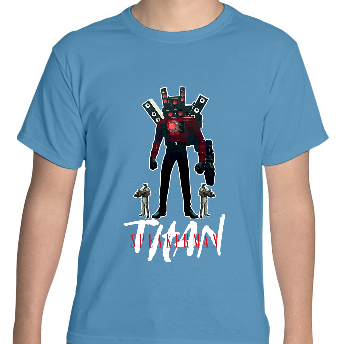 PLAYERA JUVENIL UNISEX SKIBIDI TOILET TITAN SPEAKERMAN