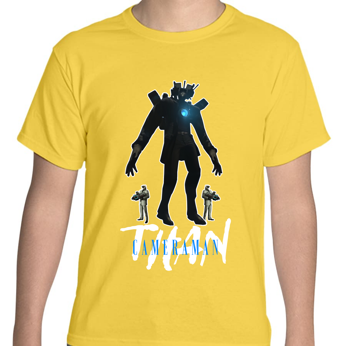 PLAYERA JUVENIL UNISEX SKIBIDI TOILET TITAN CAMERAMAN