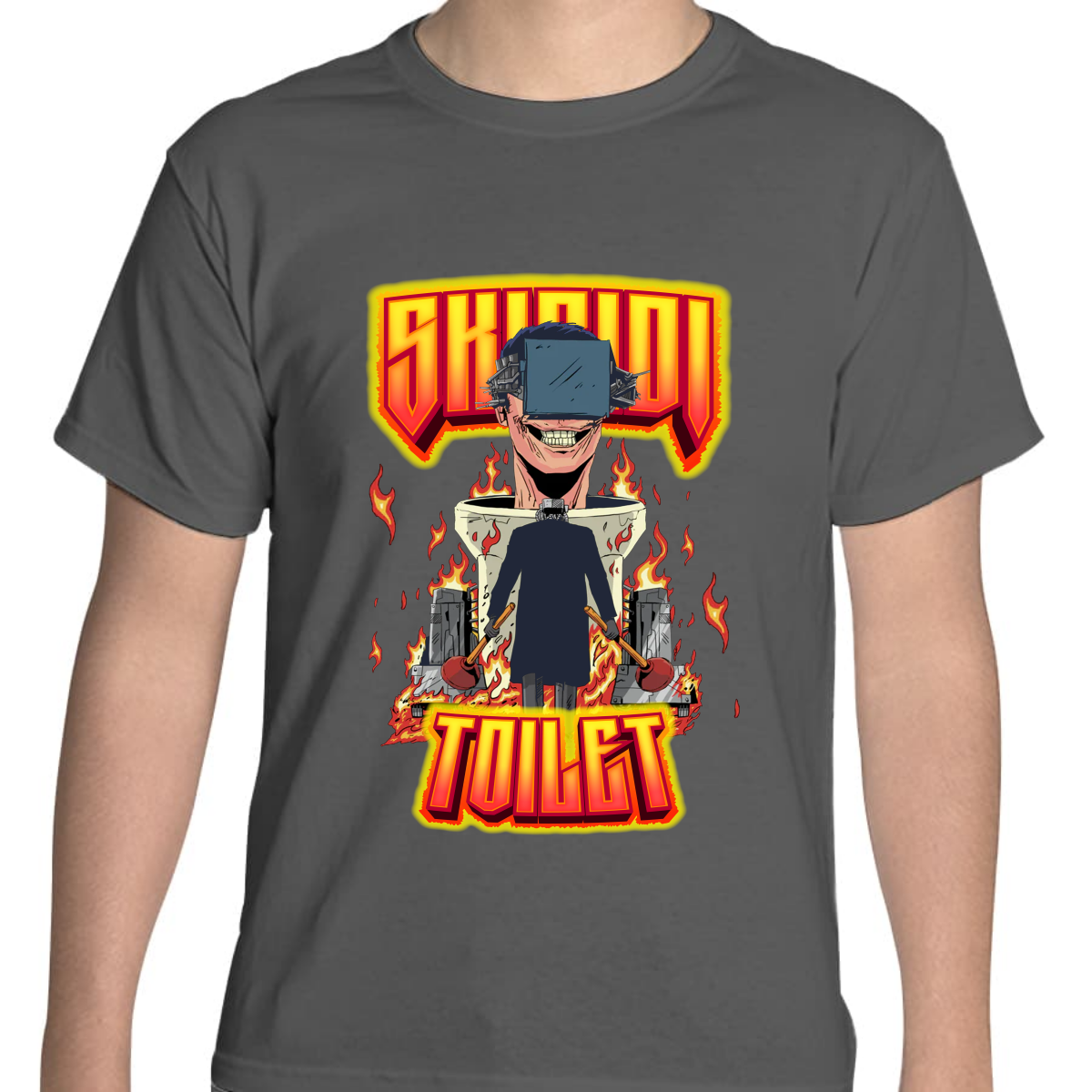 PLAYERA JUVENIL UNISEX SKIBIDI TOILETS WARS