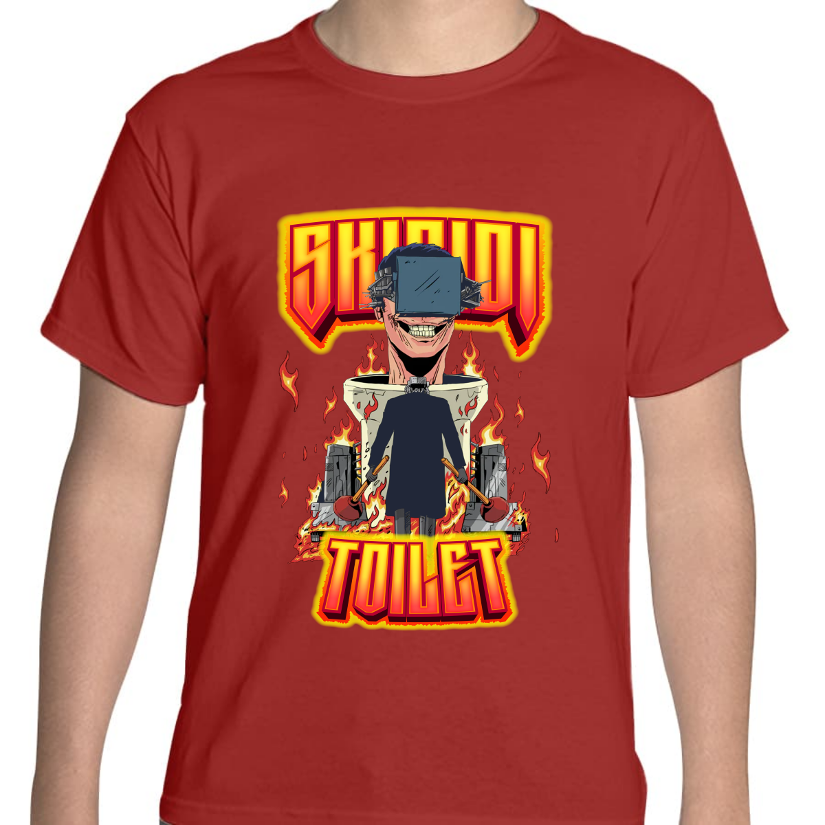 PLAYERA JUVENIL UNISEX SKIBIDI TOILETS WARS