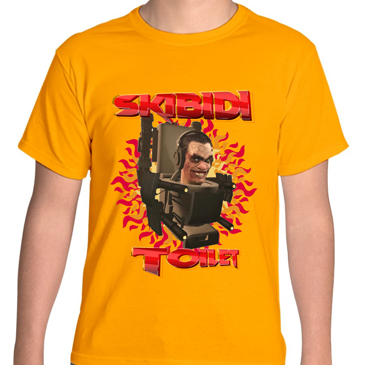 UNISEX YOUTH T-SHIRT SKIBIDI TOILETS TITAN BOSS