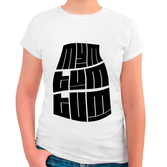 WOMEN'S T-SHIRT MYMTUMTUM LOGO GRAVBOOM