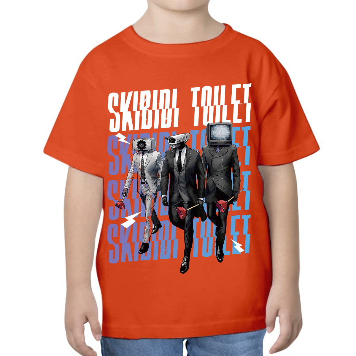 PLAYERA PARA NIÑOS UNISEX SKIBIDI TOILET
