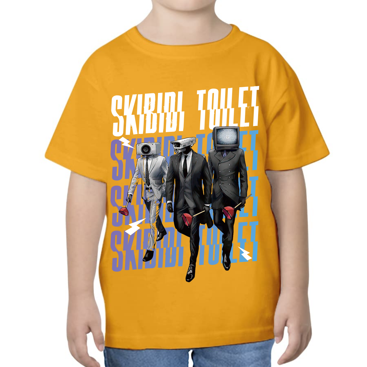 PLAYERA PARA NIÑOS UNISEX SKIBIDI TOILET