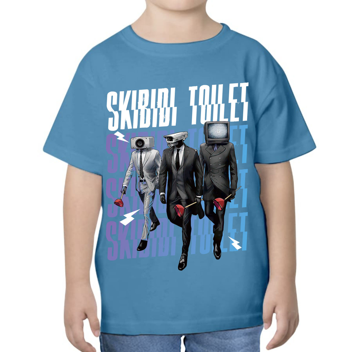 PLAYERA PARA NIÑOS UNISEX SKIBIDI TOILET