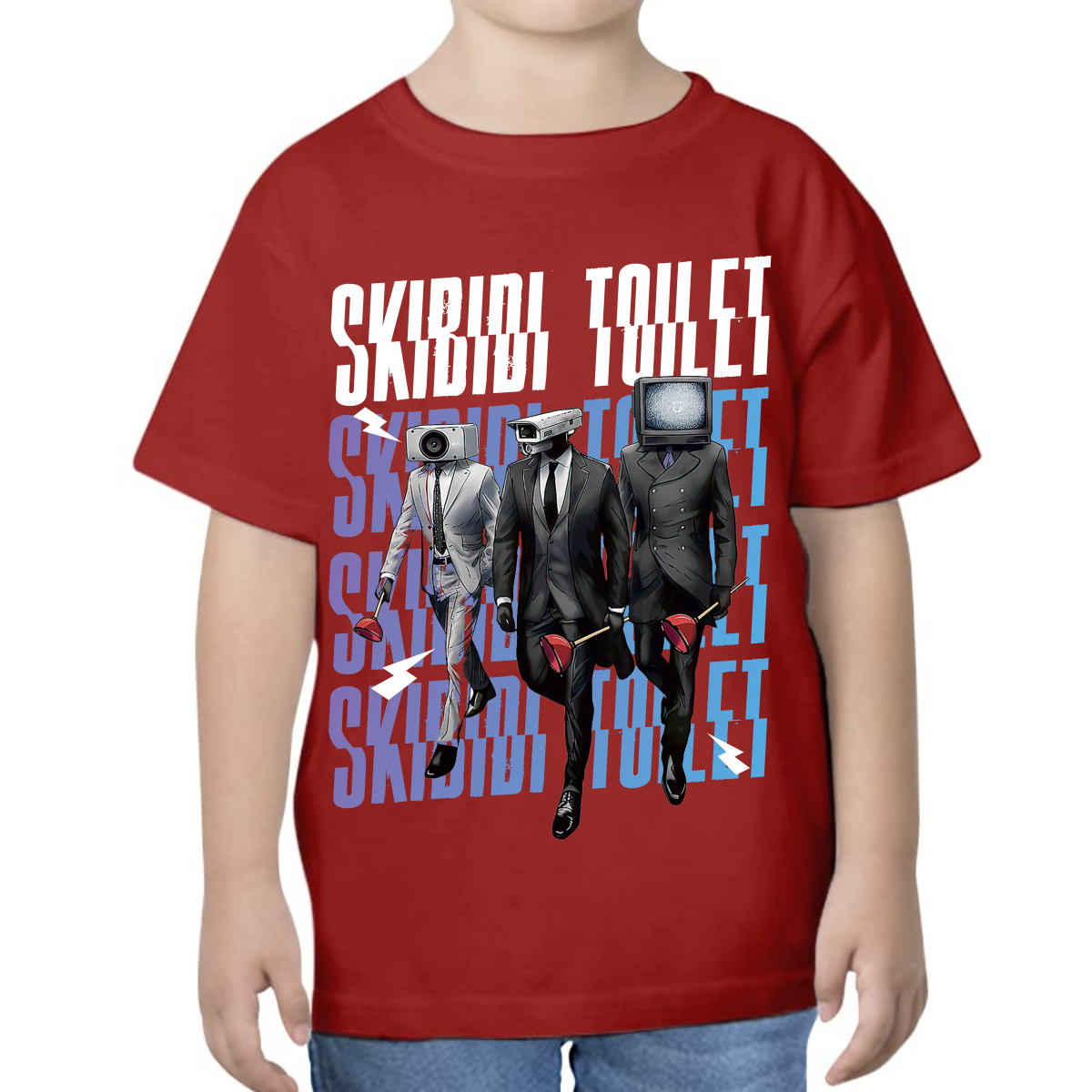 PLAYERA PARA NIÑOS UNISEX SKIBIDI TOILET