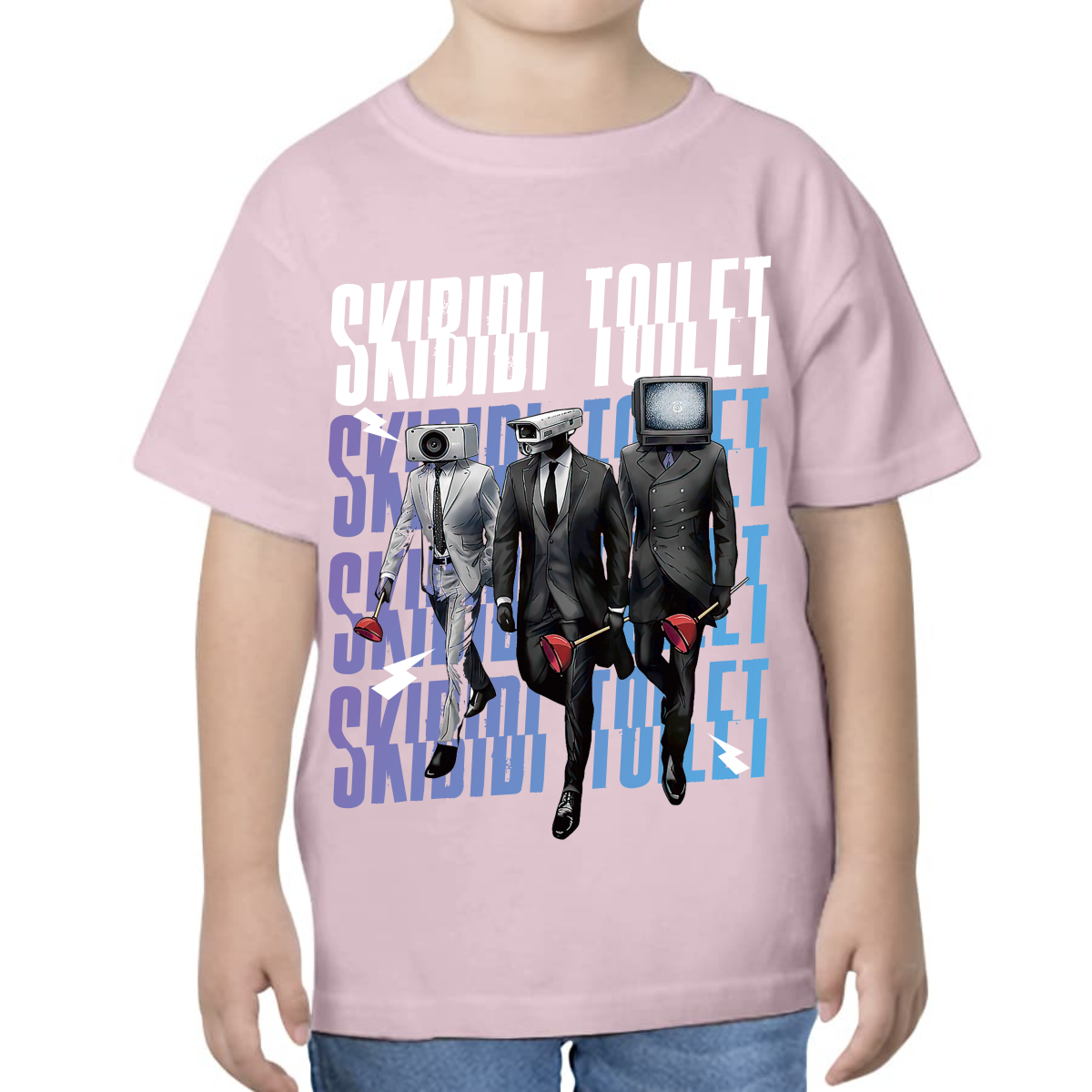 PLAYERA PARA NIÑOS UNISEX SKIBIDI TOILET