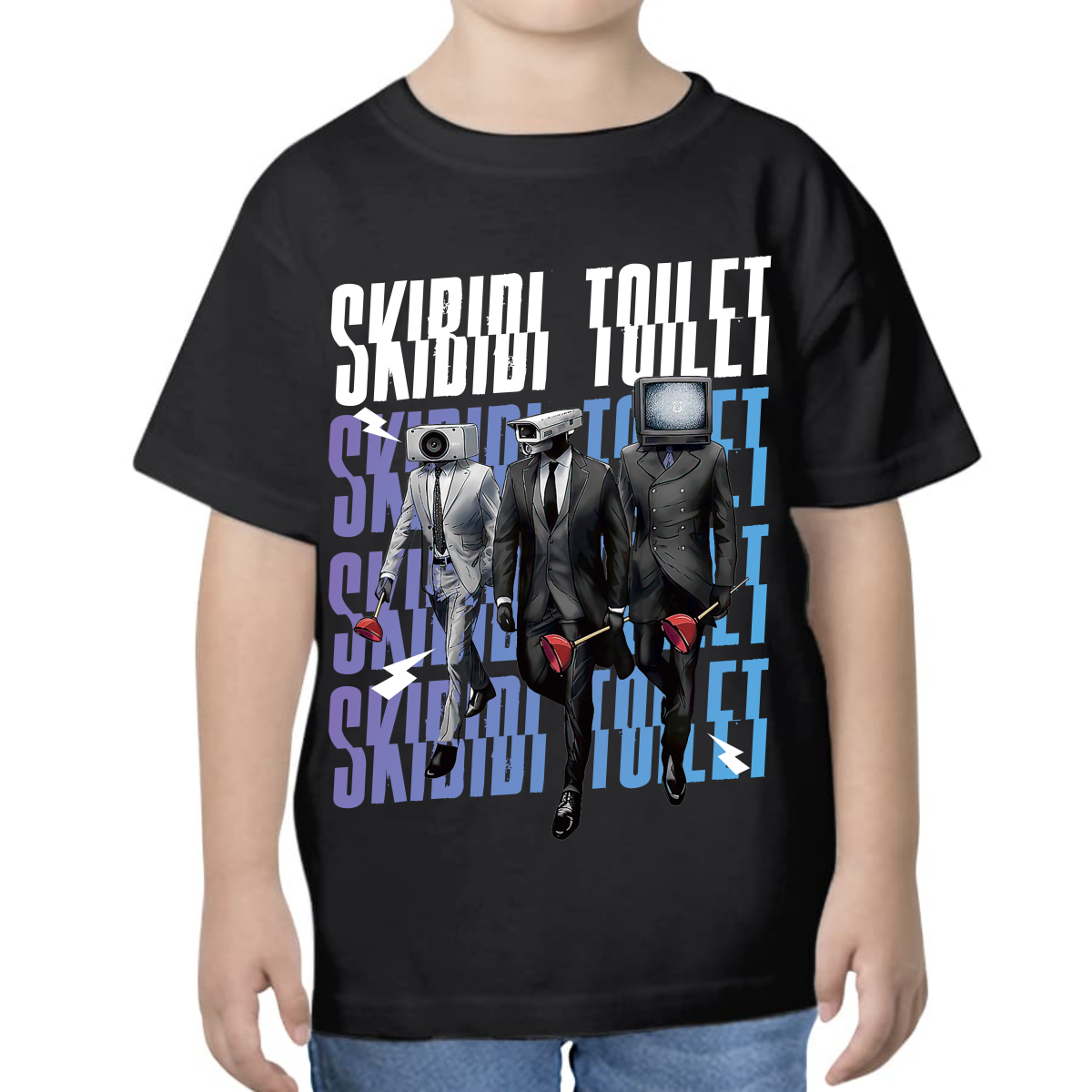 PLAYERA PARA NIÑOS UNISEX SKIBIDI TOILET