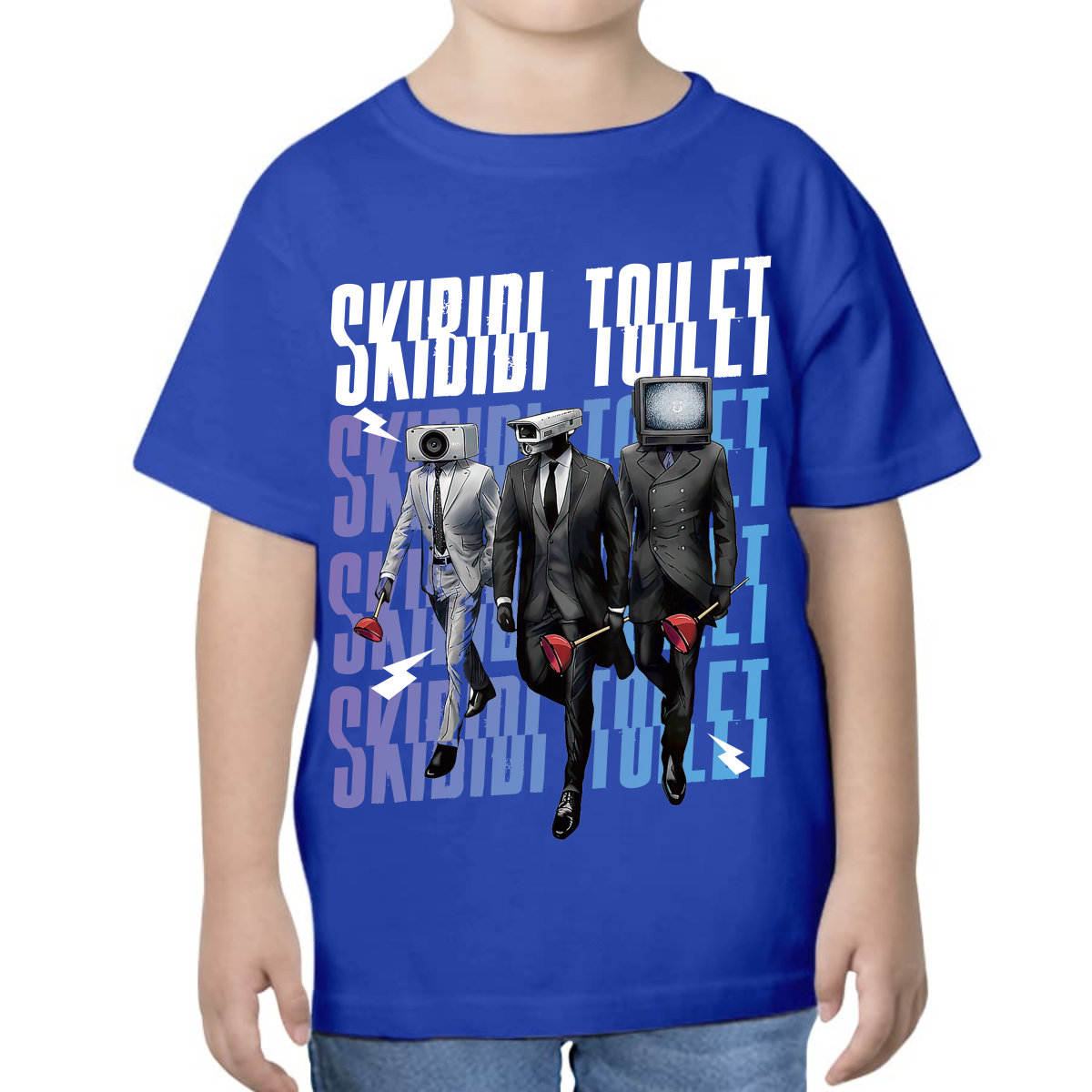 PLAYERA PARA NIÑOS UNISEX SKIBIDI TOILET