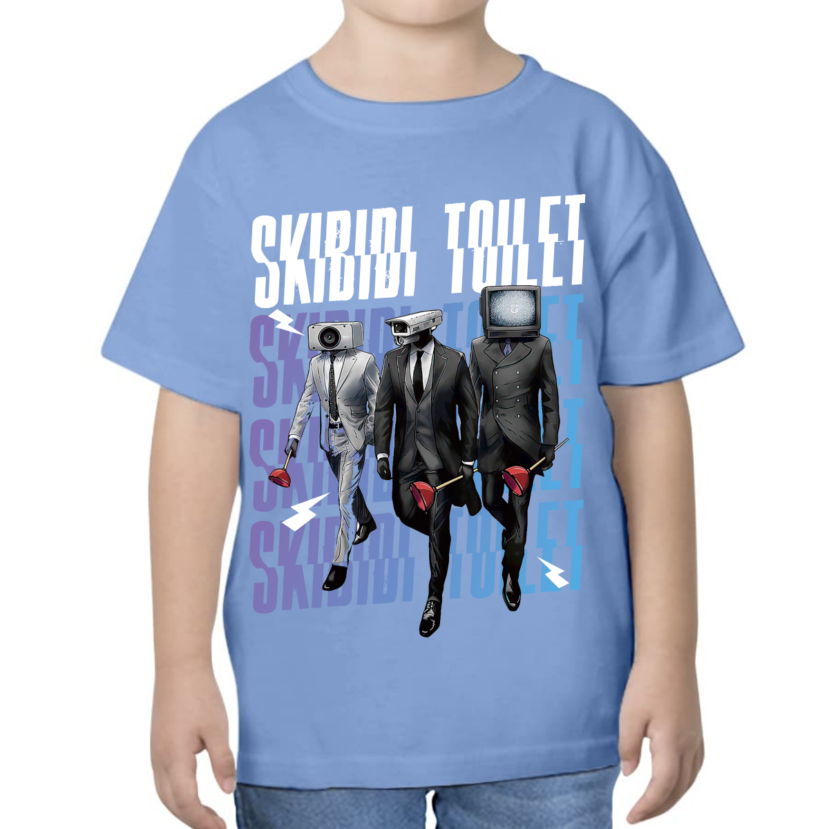 PLAYERA PARA NIÑOS UNISEX SKIBIDI TOILET