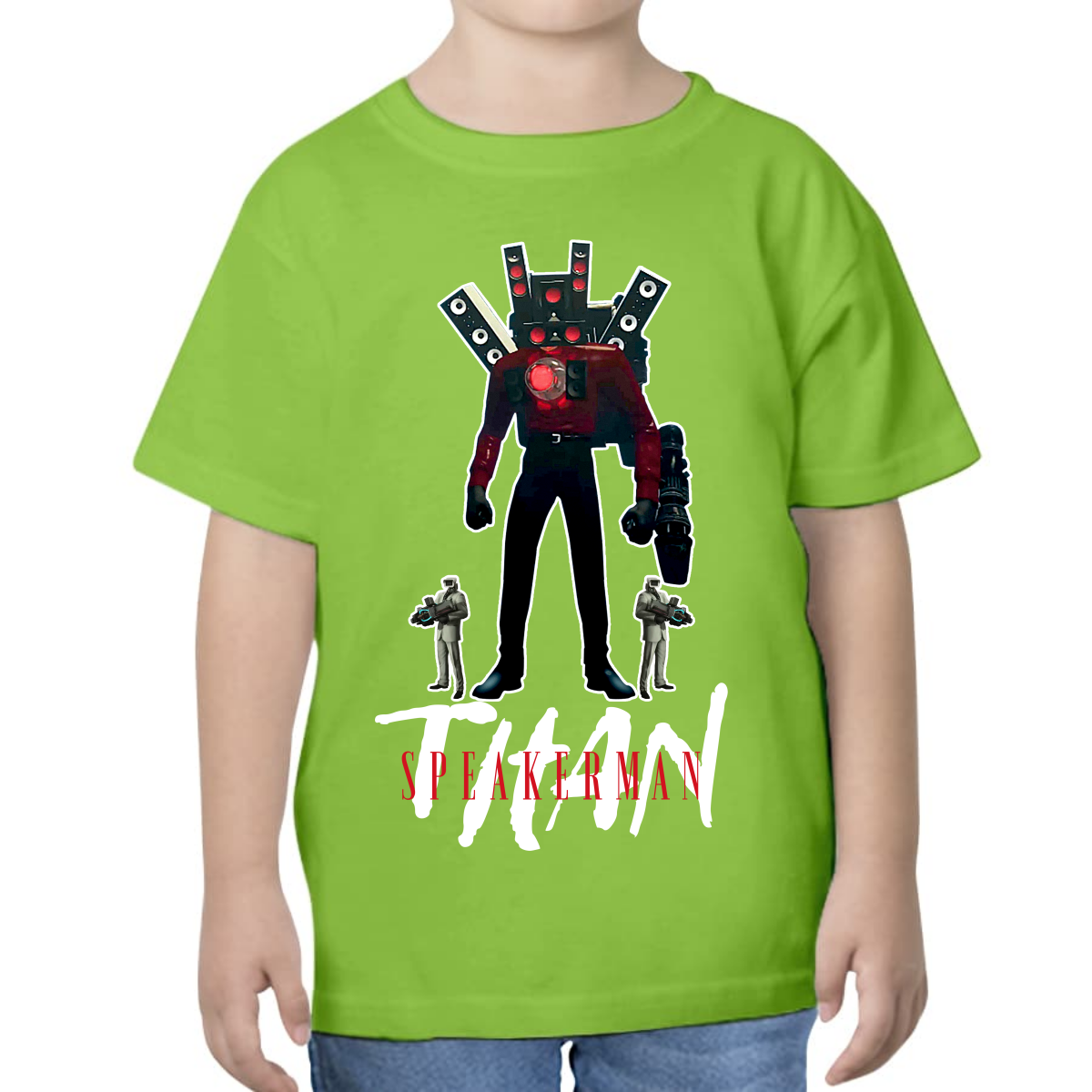 PLAYERA PARA NIÑOS UNISEX SKIBIDI TOILET TITAN SPEAKERMAN