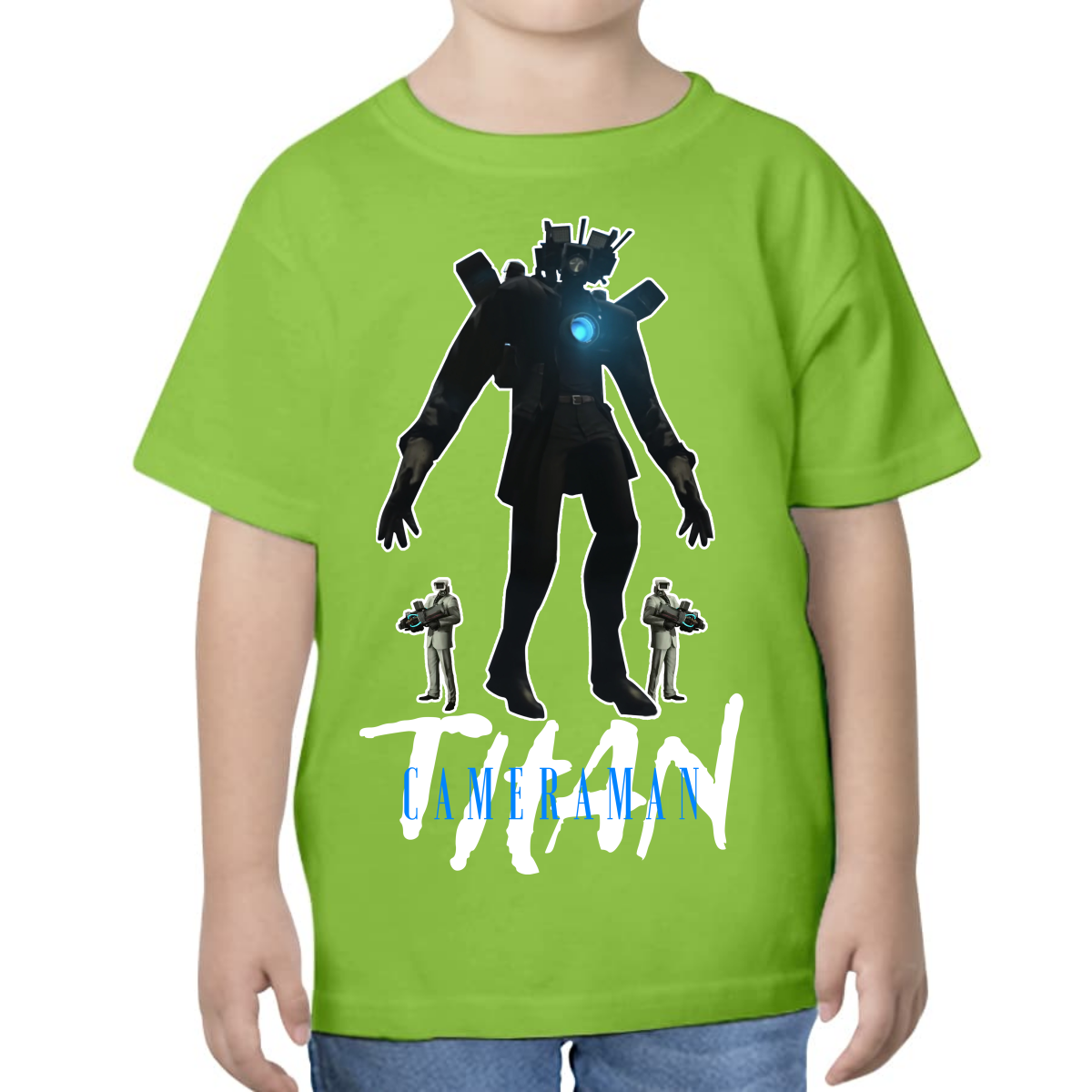 UNISEX CHILDREN'S T-SHIRT SKIBIDI TOILET TITAN CAMERAMAN