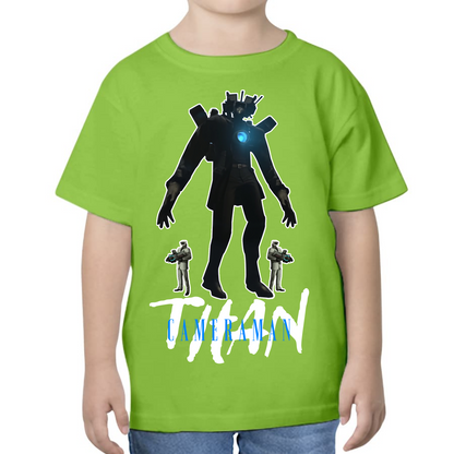 UNISEX CHILDREN'S T-SHIRT SKIBIDI TOILET TITAN CAMERAMAN