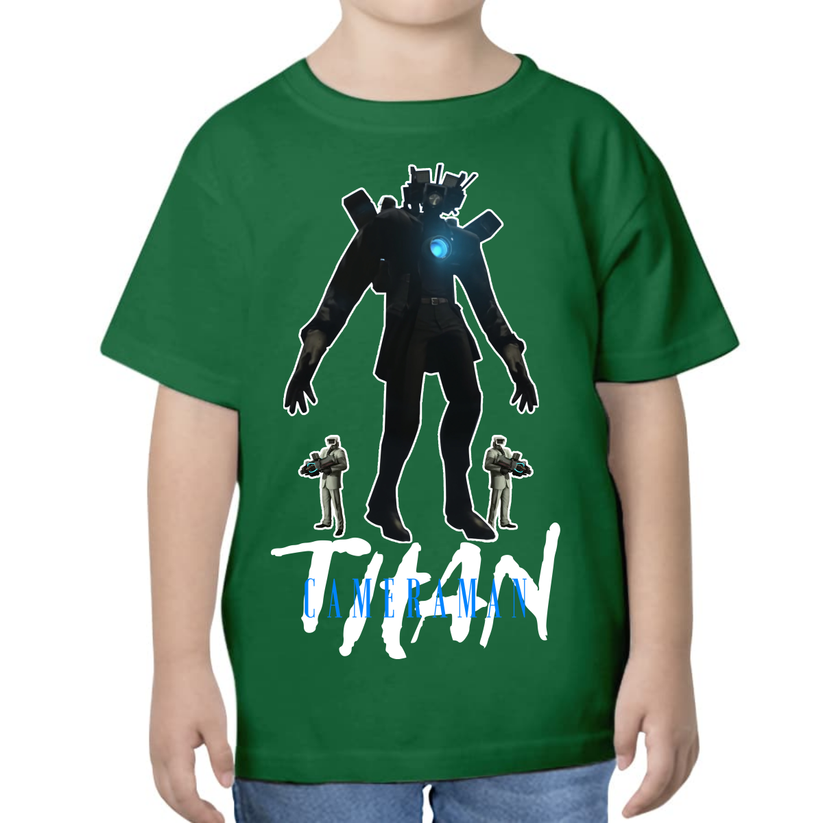 UNISEX CHILDREN'S T-SHIRT SKIBIDI TOILET TITAN CAMERAMAN