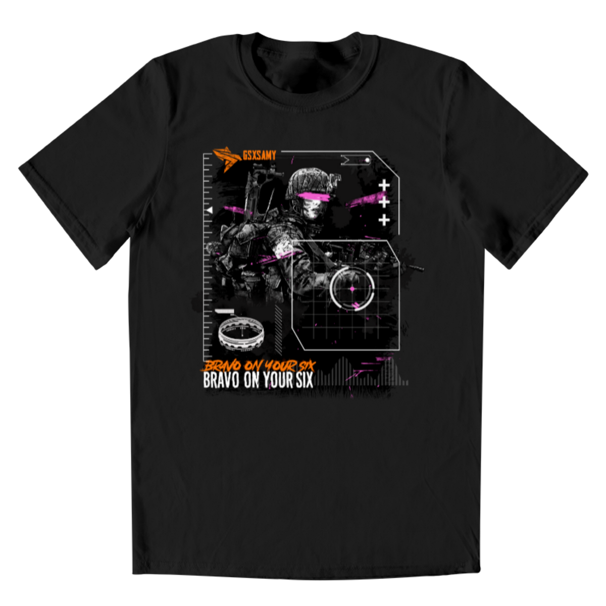 BRAVO ON YOUR SIX MEN'S T-SHIRT