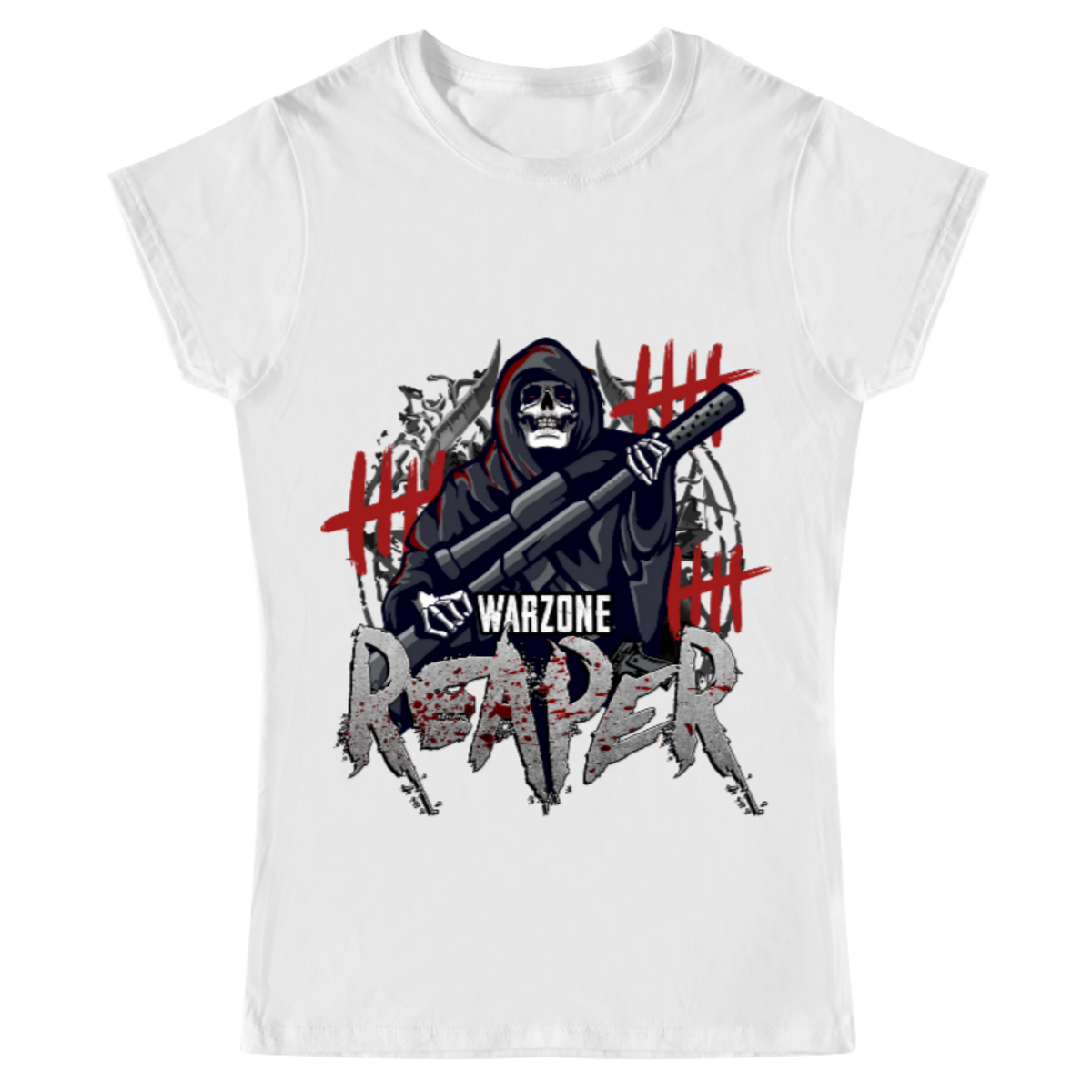 WOMAN WARZONE REAPER T-SHIRT