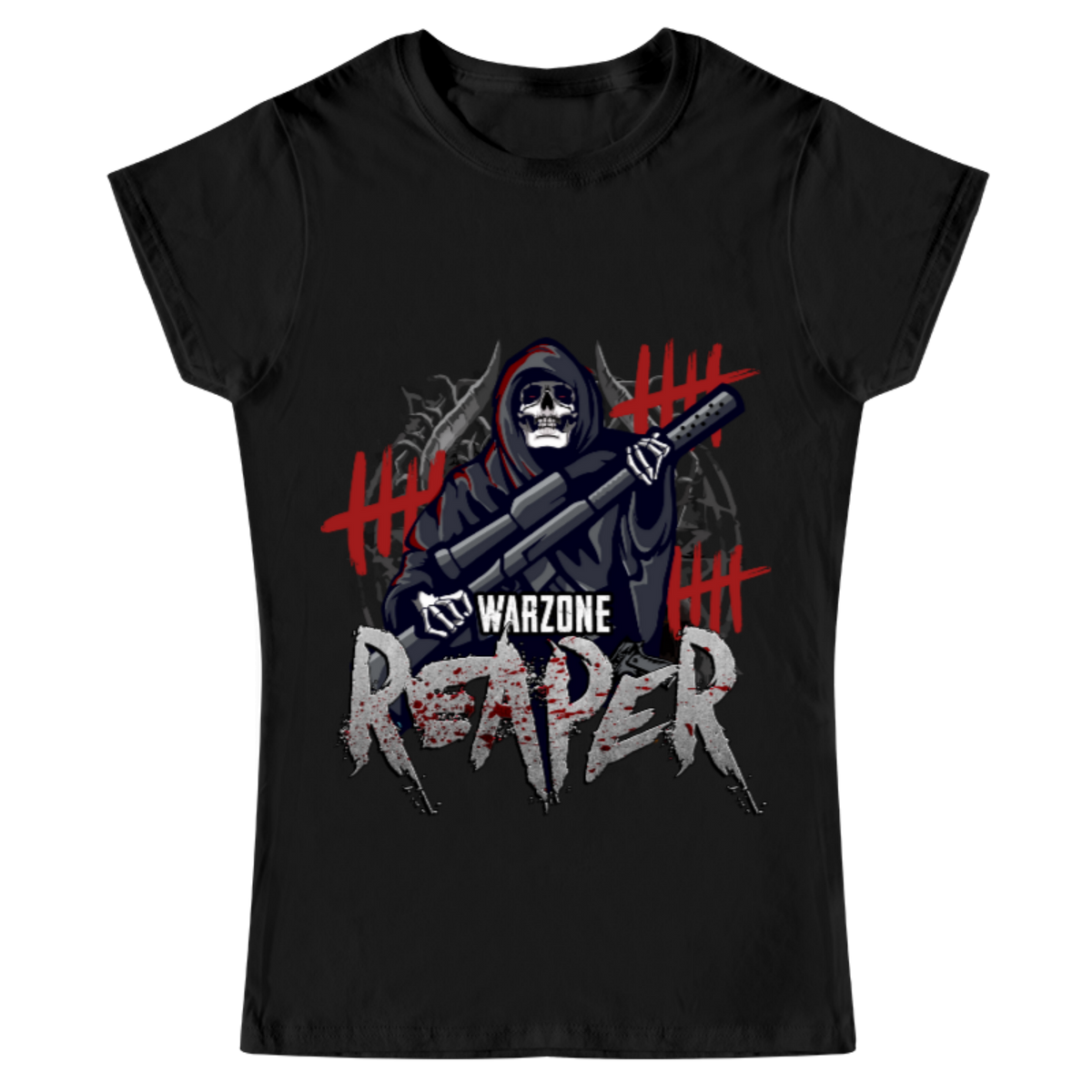 WOMAN WARZONE REAPER T-SHIRT