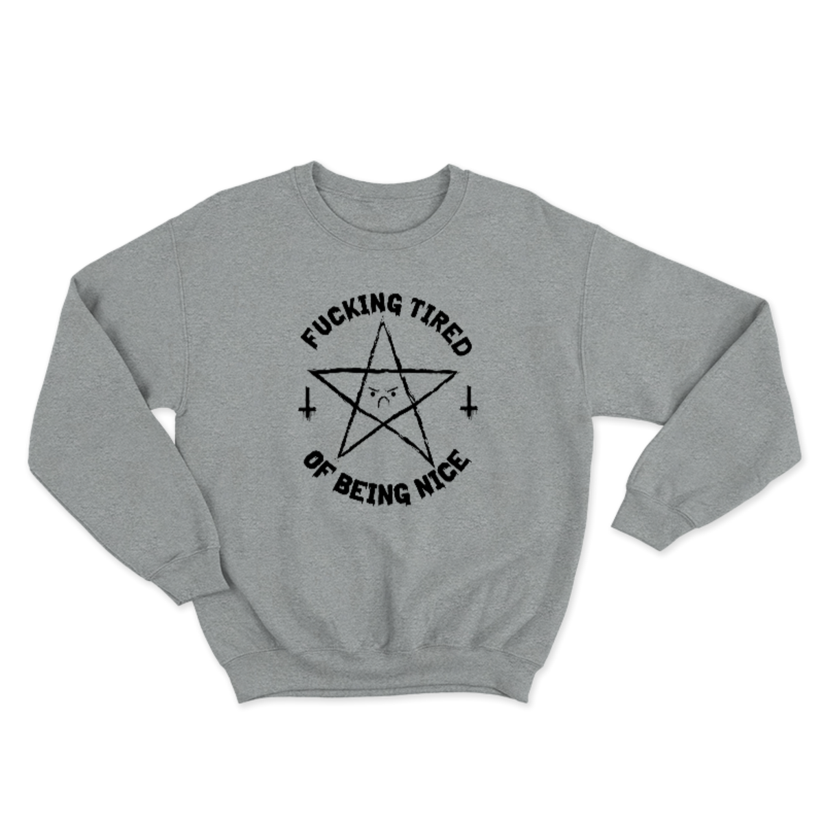 SUDADERA OKAMI FUCKING TIRED OF BEING NICE