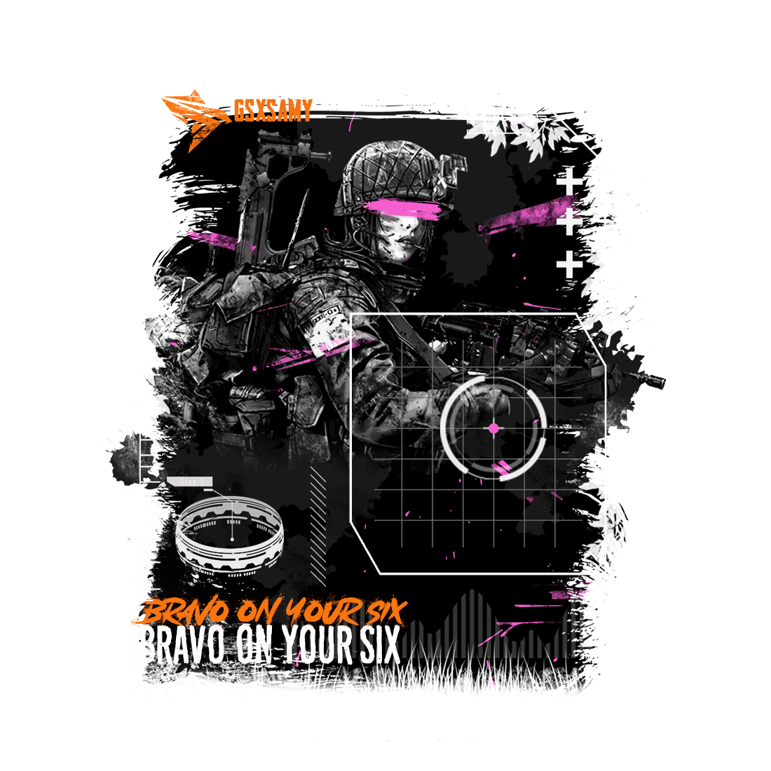 BRAVO ON YOUR SIX MEN'S T-SHIRT