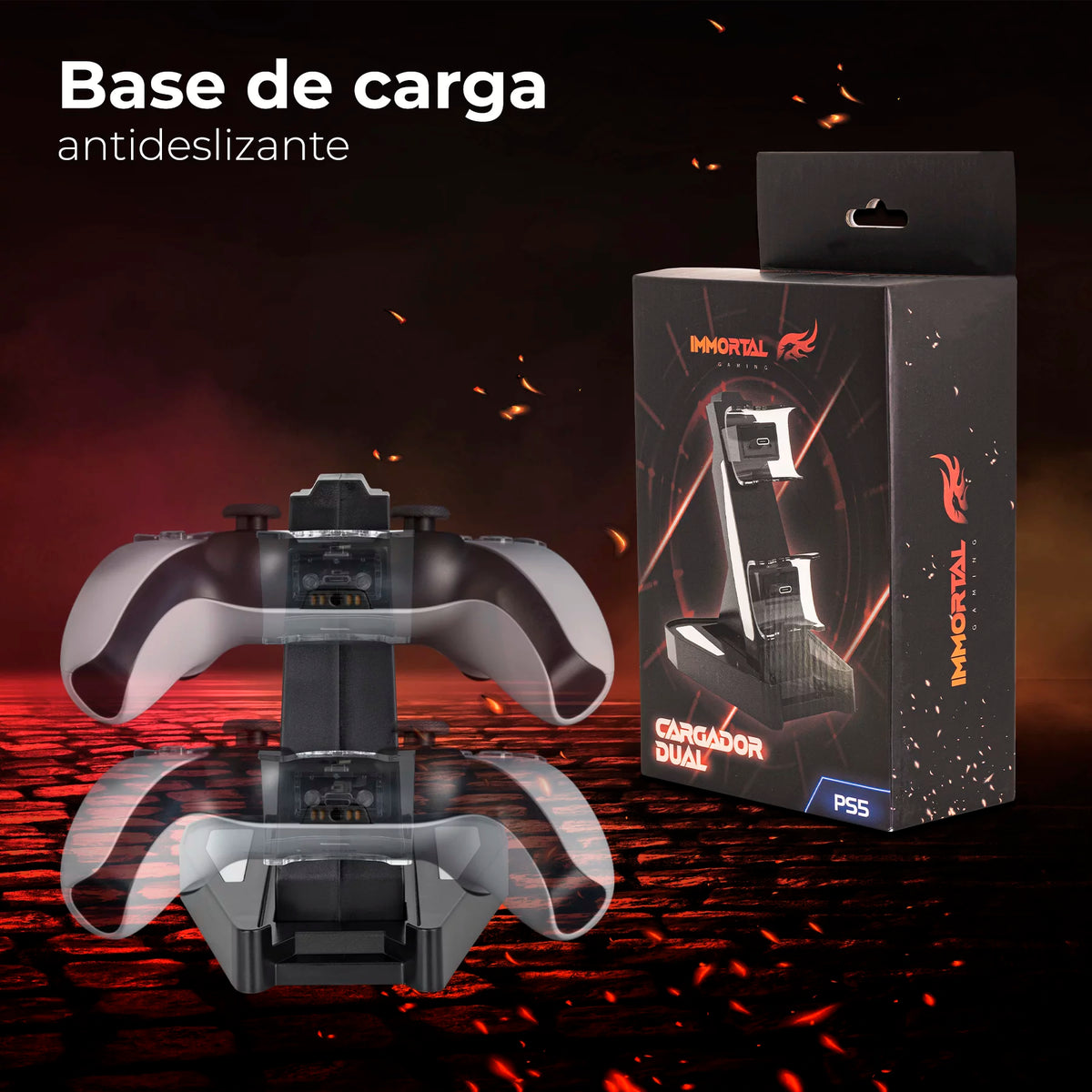 Cargador Dual para Controles Play Station