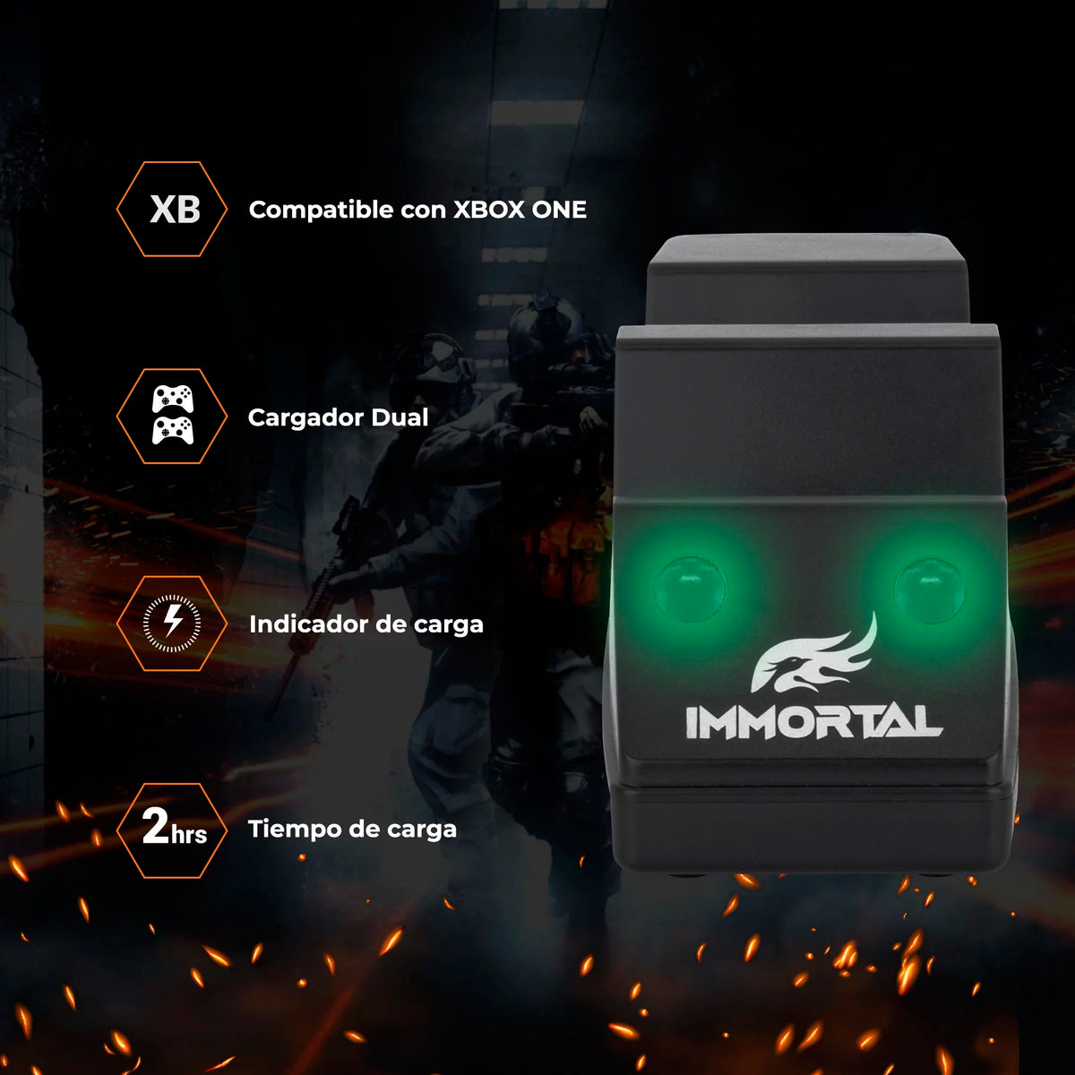 Cargador Dual para controles Xbox 2.0