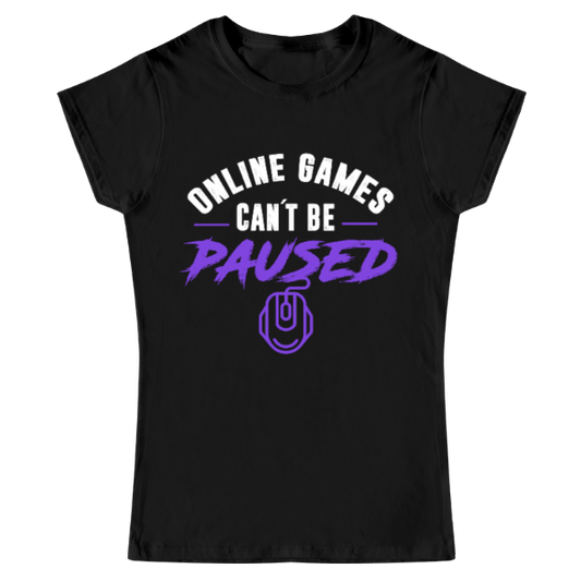 PLAYERA CANT BE PAUSED - Streamerch